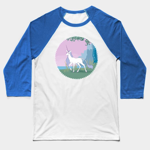 Unicorn Baseball T-Shirt by AmysBirdHouse